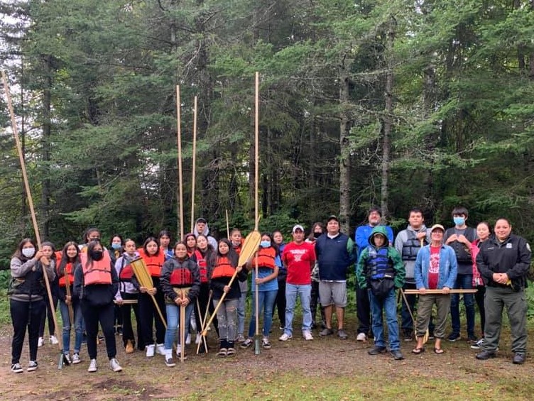 group photo of summer youth program participants