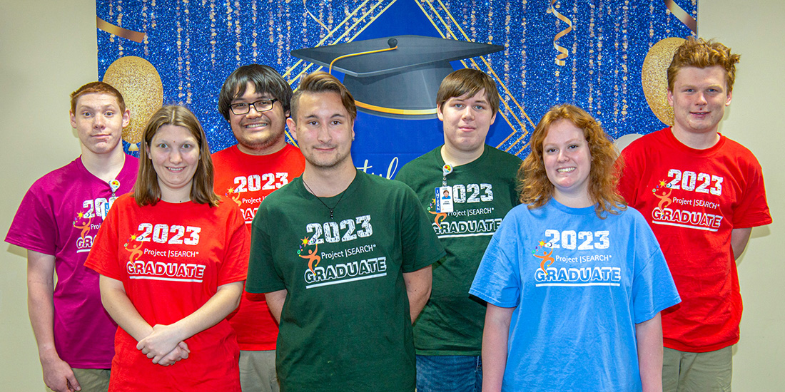 Graduates from the Gundersen Health System's Project SEARCH site gathered at a luncheon before a graduation ceremony on Thursday, May 24.