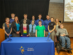 All Project SEARCH interns and DWD Leadership