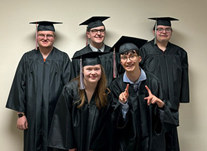 Project SEARCH graduates receiving diplomas
