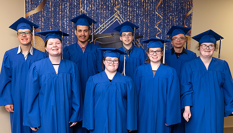 Project Search graduates posing for photo