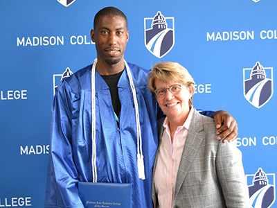 Raymond Golden (L) and Turina Bakken (R)